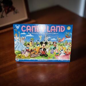 Candy Land Disney Theme Park Edition Board Game Belle Mickey Peter Pan Complete